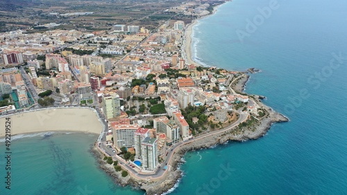 bord de mer à marina d'or, au nord de valencia en Espagne dans la commune d'Oropesa del mar