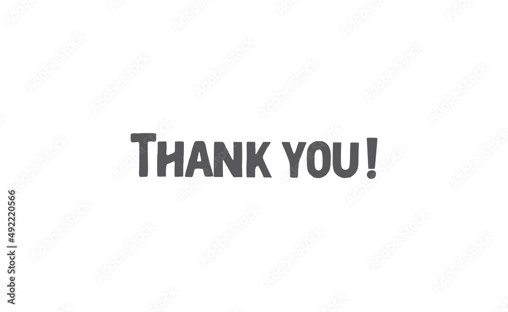 Thank you lettering vector design. Thanks message. Thank you lettering vector design. Thanks message.