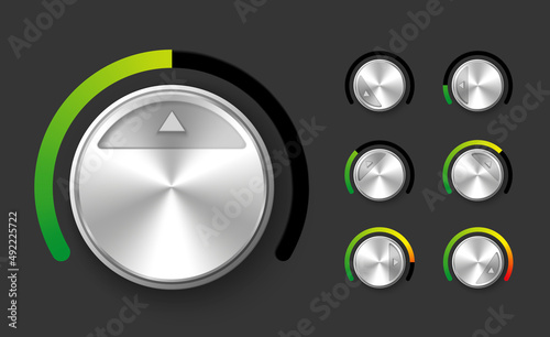 Realistic Adjustment Dials