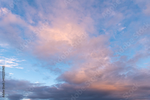 blue sky with cloud closeup in deuchland © woloha79