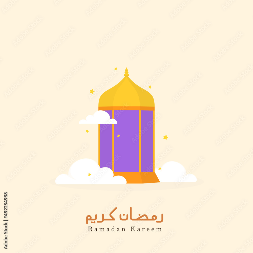 ramadan kareem greeting banner design