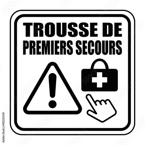 Logo trousse de premiers secours.