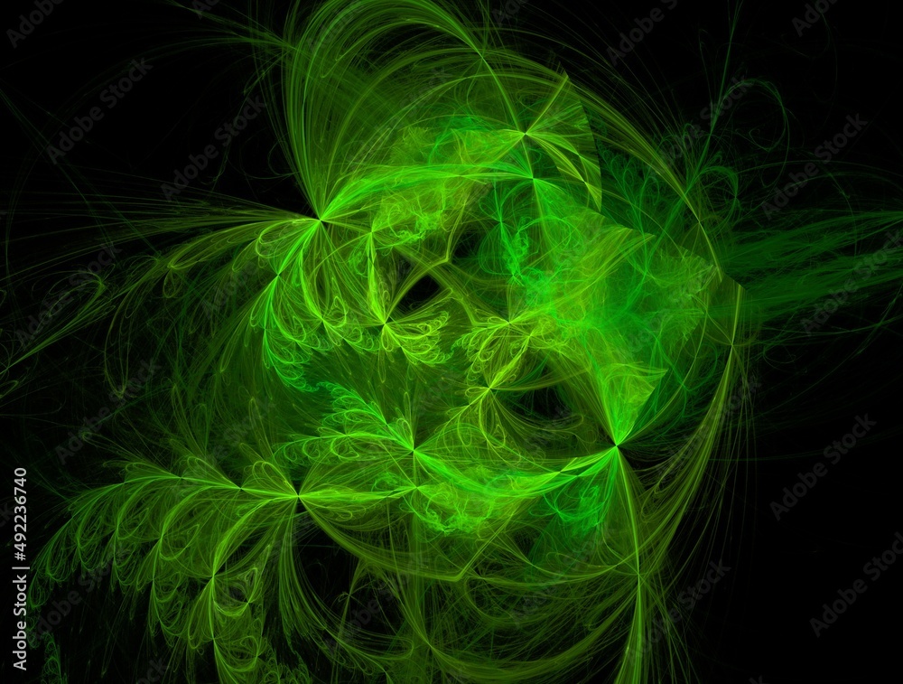 Imaginatory fractal abstract background Image