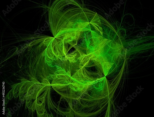 Imaginatory fractal abstract background Image