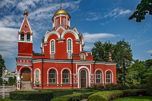 Annunciation church in Petrovsky park. Moscow, Russia. Years of construction 1844—1847