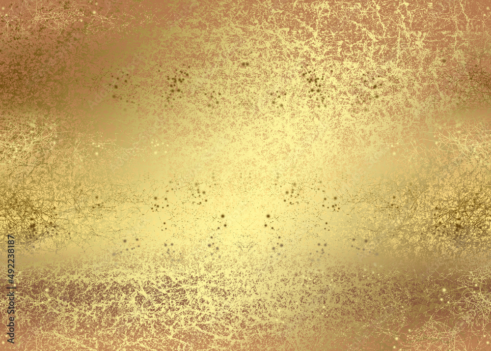 Golden Abstract decorative paper texture background for artwork - Illustration Golden Abstract decorative paper texture background for artwork - Illustration