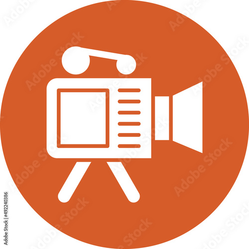 Video Camera Icon Style