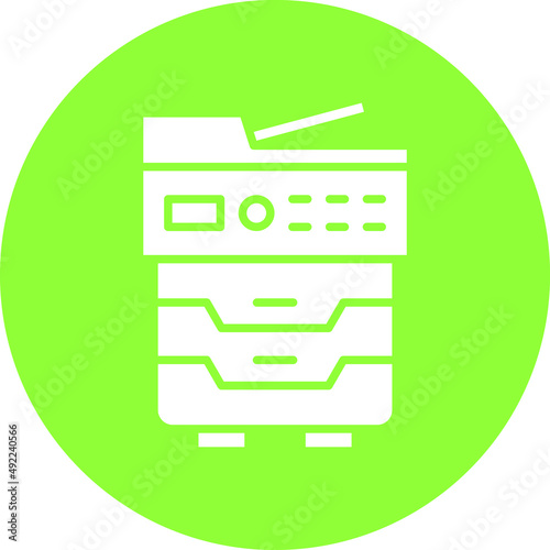 Copy Machine Icon Style