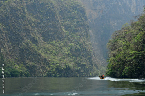 Tuxtla Gutierrez;  United Mexican States - may 14 2018 : El Sumidero canyon photo