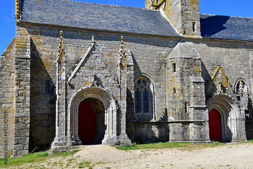 Saint Jean Trolimon; France - may 16 2021 : Tronoen church photo