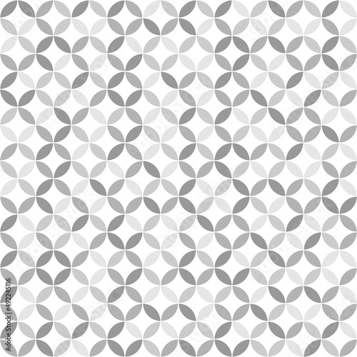 Seamless pattern geometric gradation gray color