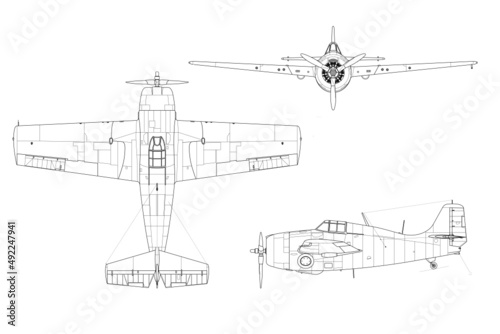 Avión de caza F4F
