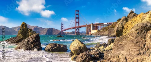 Obraz  z motywem Golden Gate Bridge in San Francisco