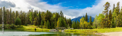 Johnson lake in Banff