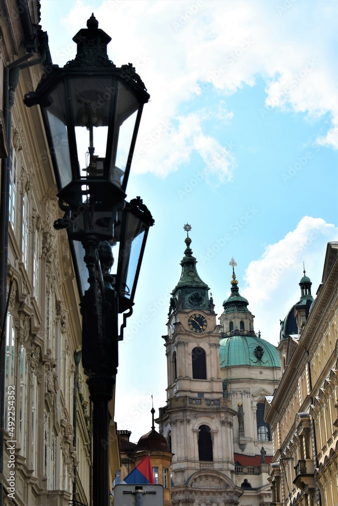 street lamp in Prague 