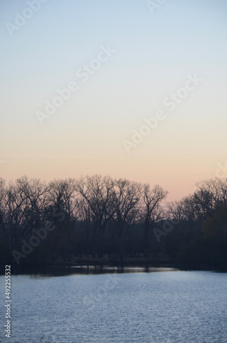 sunrise on the river