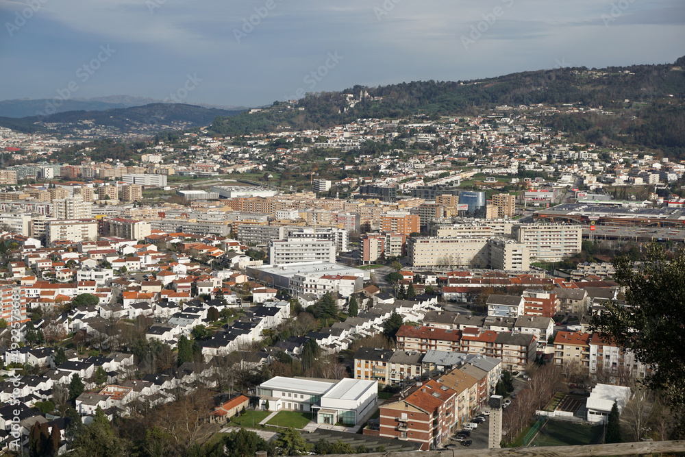 Braga city seen from Mount Picoto