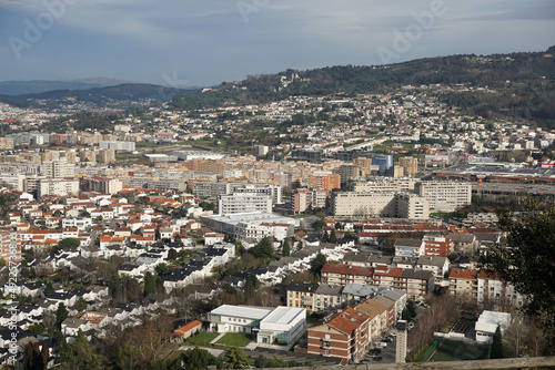 Fototapeta Naklejka Na Ścianę i Meble -  Braga city seen from Mount Picoto