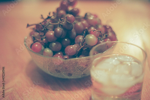 bowl of grapes