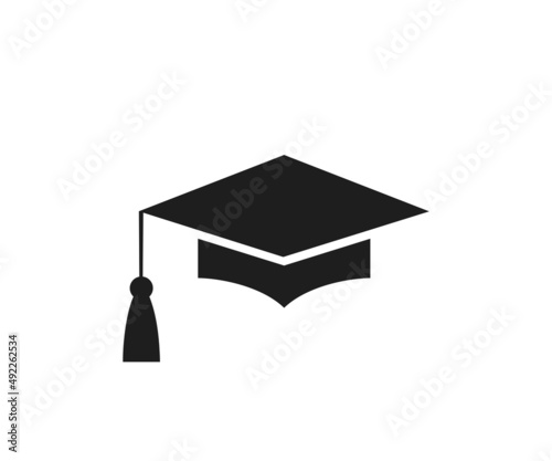 Graduation Cap icon. Education symbol.