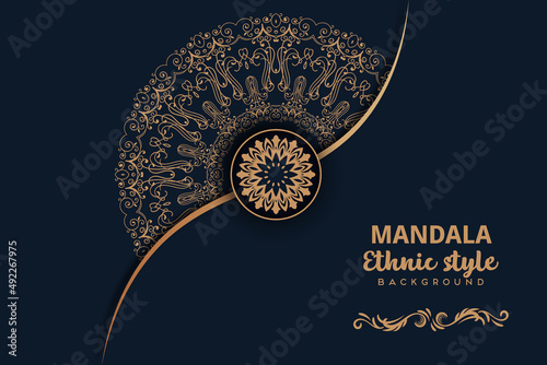 Luxury mandala background with golden decoration Premium Vector | luxury mandala with abstract background. Decorative mandala design for the cover
