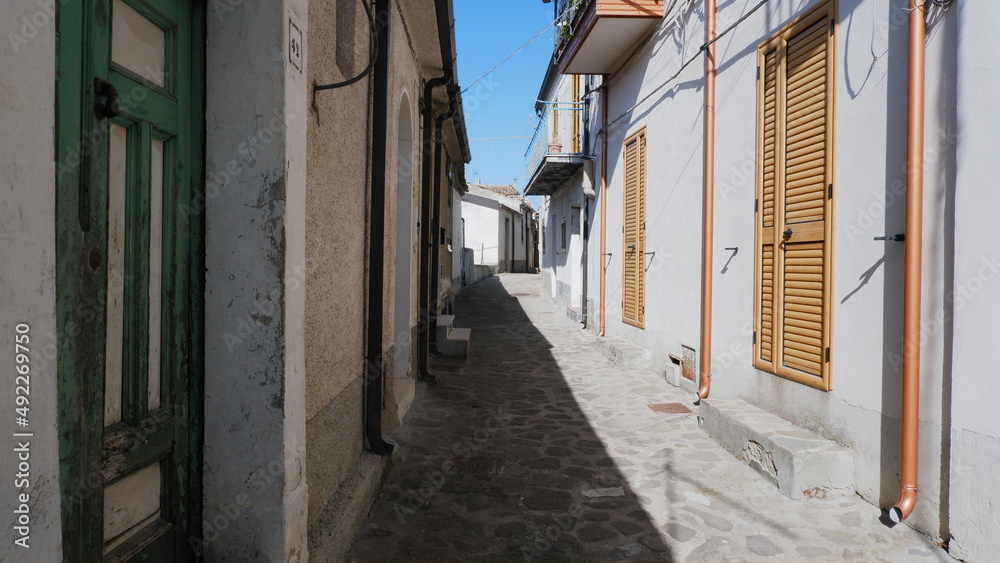 streets of Italian city, Tuscany, Italy 