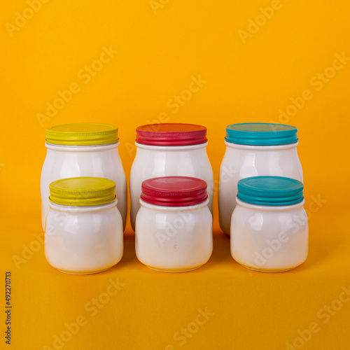 Colorful spice and storage container