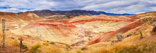 The Painted Hills in eastern Oregon, USA photo
