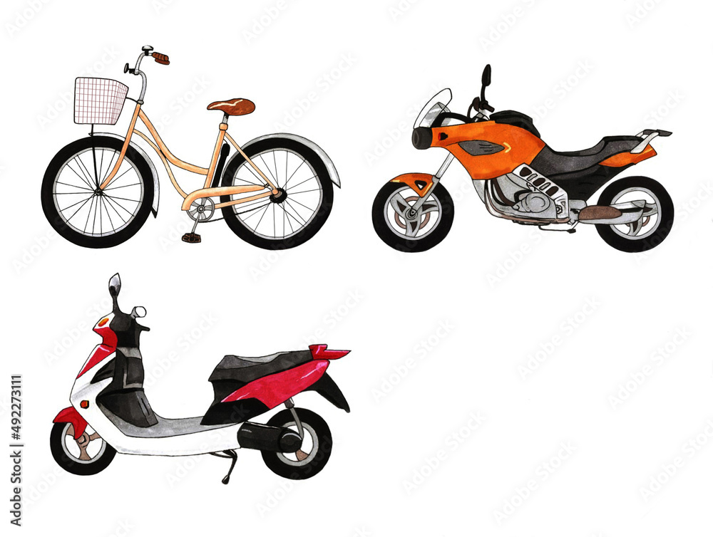 Obraz premium set transport