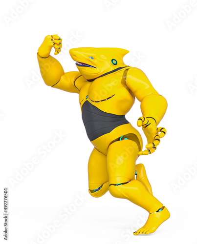 cyber shark is looking for truble photo