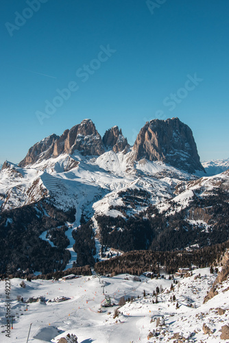 Dolomites in winter