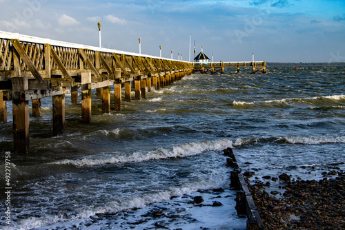 Fototapeta Naklejka Na Ścianę i Meble -  Yarmouth Pier, Isle of Wight