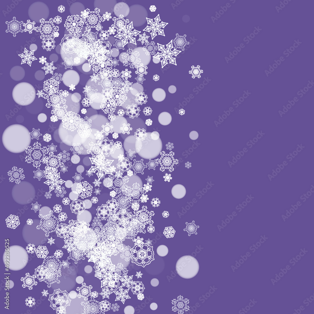 Christmas and New Year ultra violet snowflakes Christmas and New Year ultra violet snowflakes