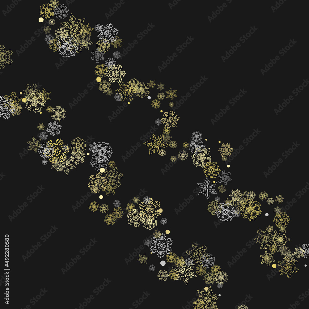 Christmas and New Year snowflakes Christmas and New Year snowflakes
