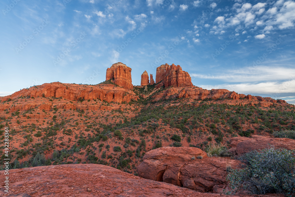Cathedral Rock from a different perspective. Cathedral Rock from a different perspective.