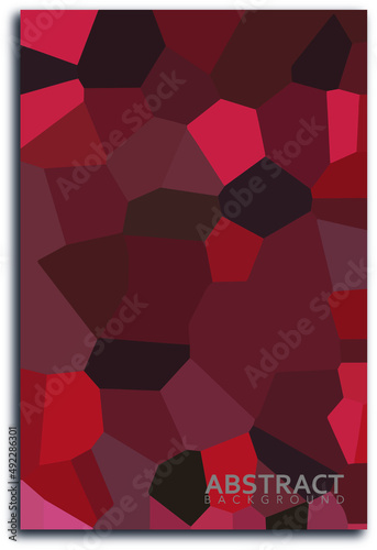 Portrait style mosaic effect. Abstract background. EPS 10.