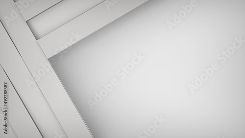 white abstract art for composition empty space 4k background illustration 3d rendering