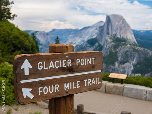 Glacier Point in Yosemite National Park, California, USA photo