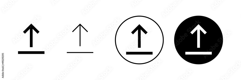 Upload icons set. load data sign and symbol Upload icons set. load data sign and symbol