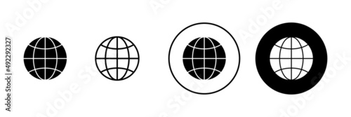 Web icons set. go to web sign and symbol. web click icon. Global search icon