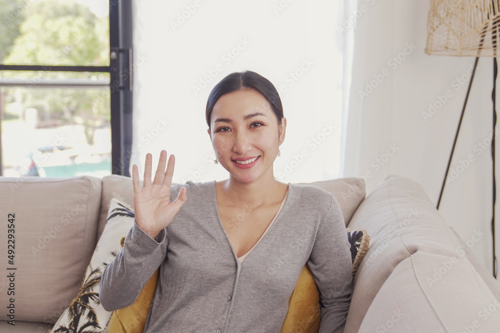 POV of Asian woman working from home, remote learning, online class, stay home, social distancing, freelance job, new normal concept POV of Asian woman working from home, remote learning, online class, stay home, social distancing, freelance job, new normal concept