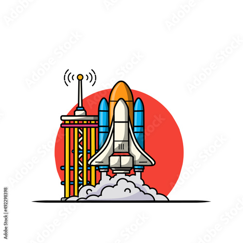 rocket and space © AhmadZulfa