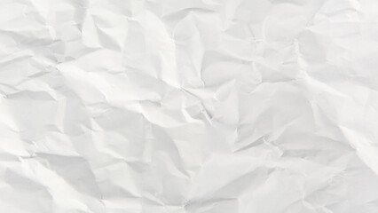 white crumpled paper texture background