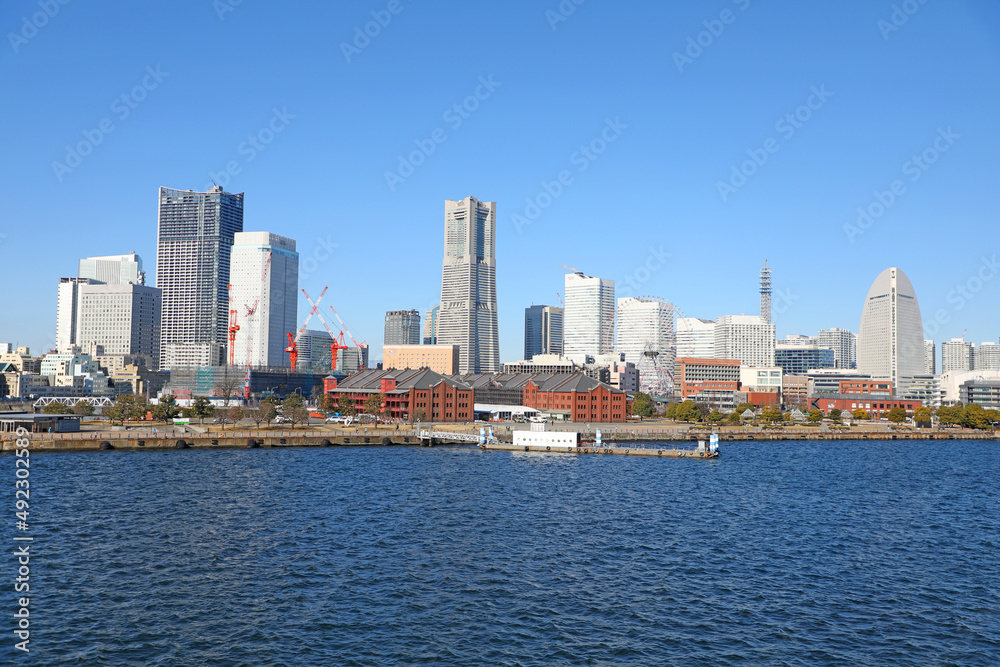 Fototapeta premium 横浜 みなとみらい地区
