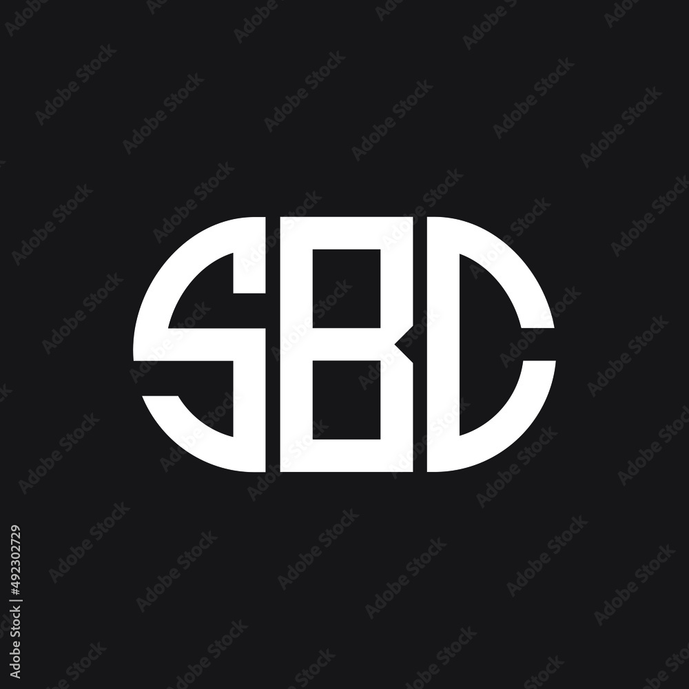 SBC letter logo design on black background. SBC creative initials letter logo concept. SBC letter design. SBC letter logo design on black background. SBC creative initials letter logo concept. SBC letter design.