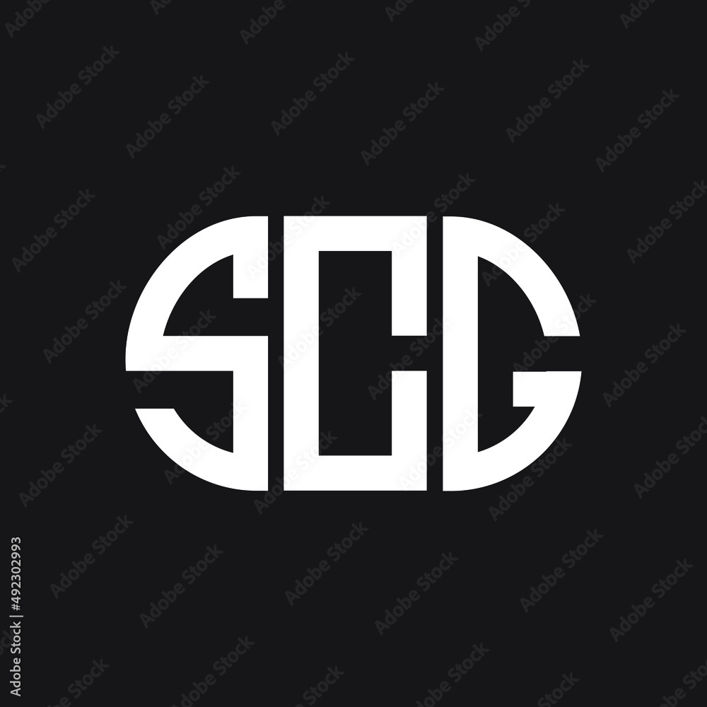 SCG letter logo design on black background. SCG creative initials letter logo concept. SCG letter design. SCG letter logo design on black background. SCG creative initials letter logo concept. SCG letter design.