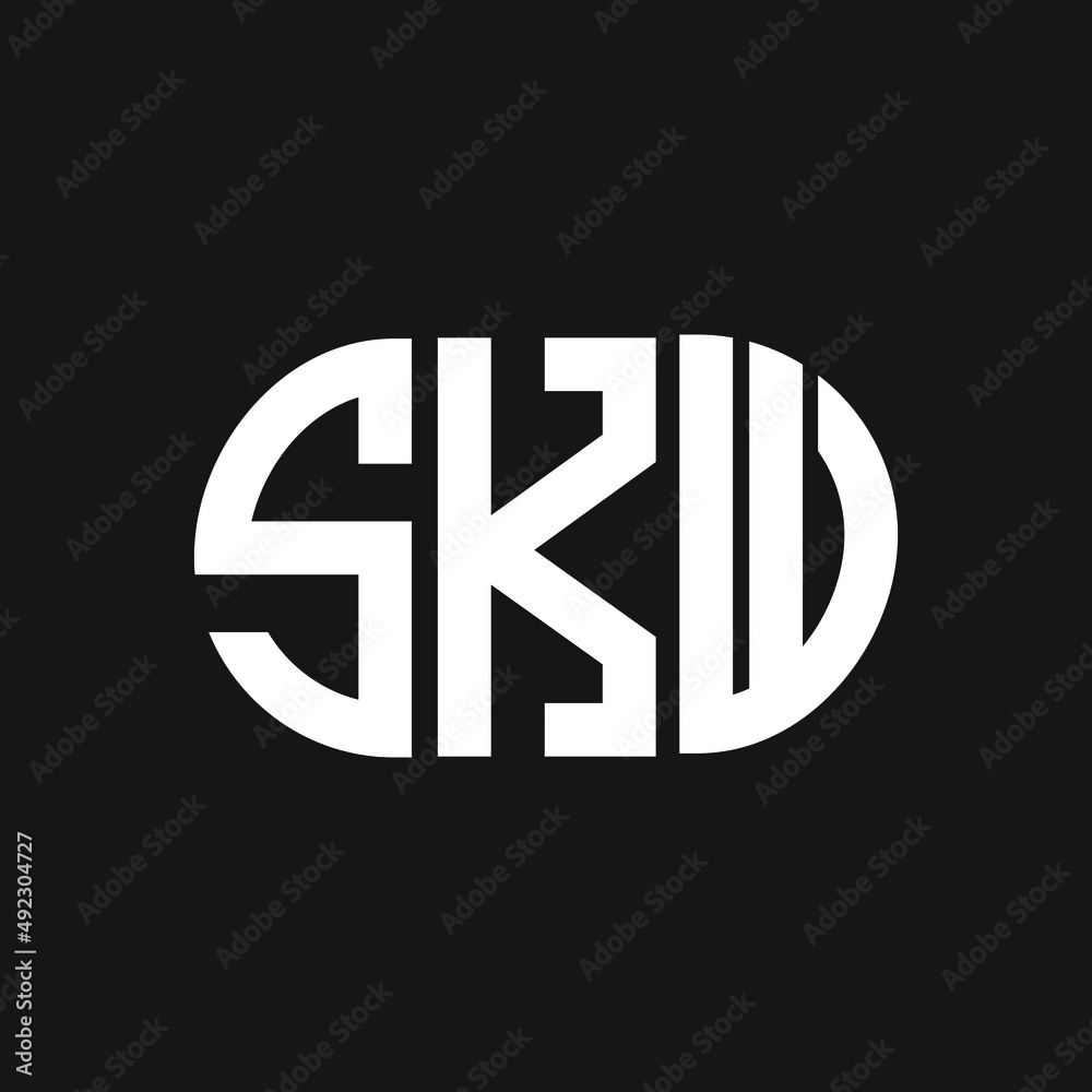 SKW letter logo design on black background. SKW creative initials letter logo concept. SKW letter design. SKW letter logo design on black background. SKW creative initials letter logo concept. SKW letter design.