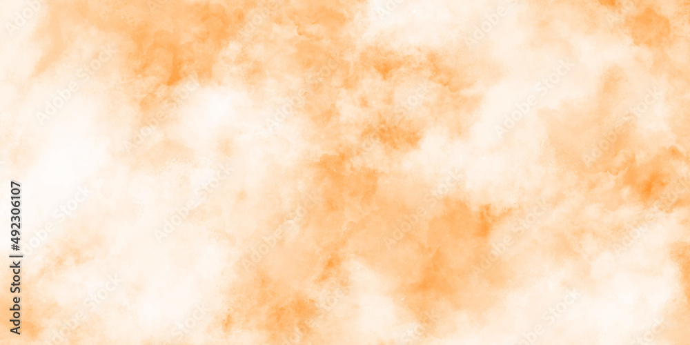 abstract orange background with water