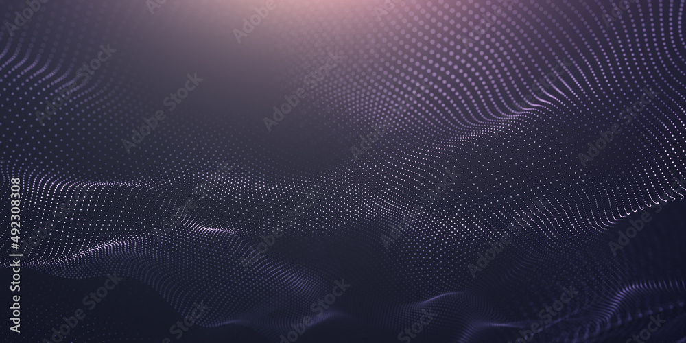 technology background with blue light digital effect corporate concept. Abstract background with interweaving of dots . 3D rendering. technology background with blue light digital effect corporate concept. Abstract background with interweaving of dots . 3D rendering.