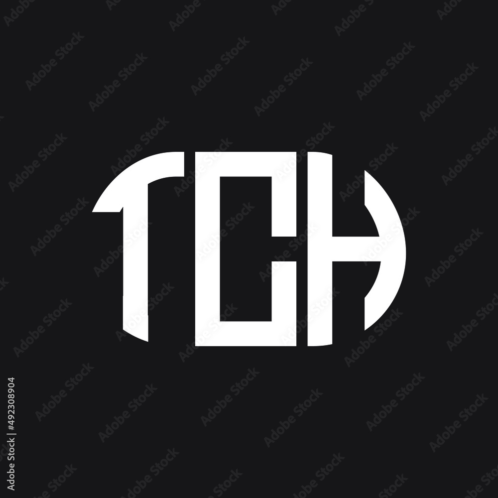 TCH letter logo design on black background. TCH creative initials letter logo concept. TCH letter design. TCH letter logo design on black background. TCH creative initials letter logo concept. TCH letter design.